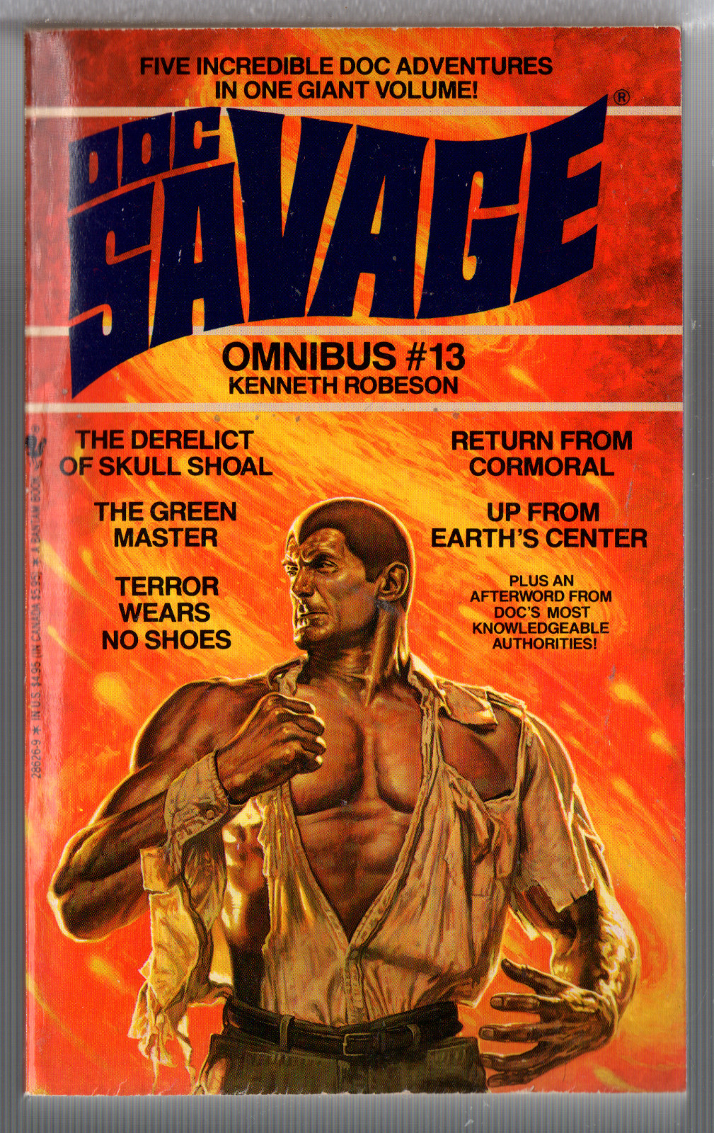 Doc Savage Omnibuss Book Lot of 9 Books #1, 2, 3, 8, 9, 10, 11, 12, & 13