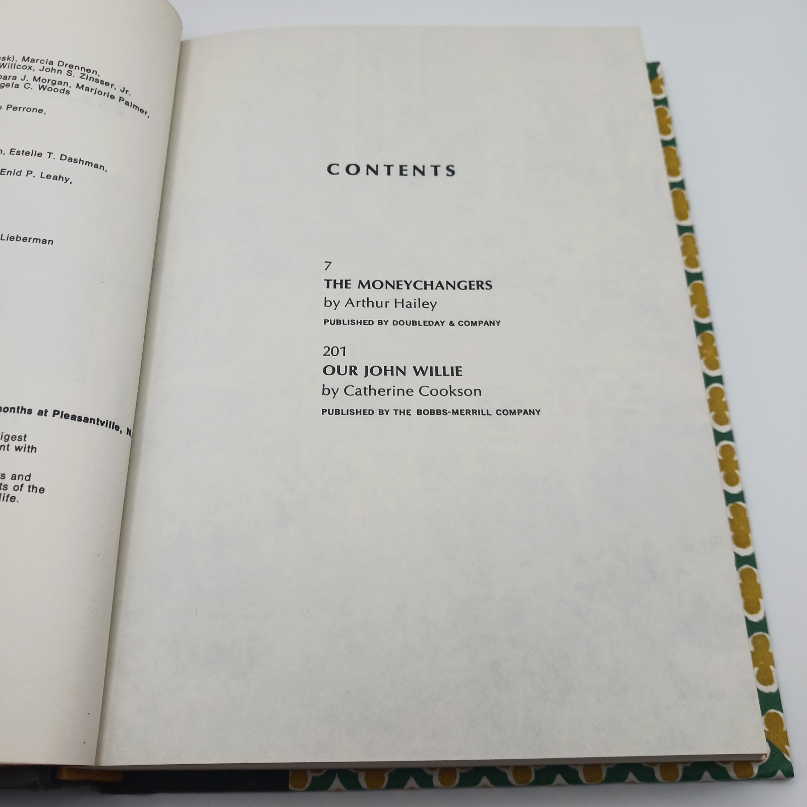 1976 Best Sellers Reader&rsquo;s Digest Condensed Books-Money Changers/Our John Willie