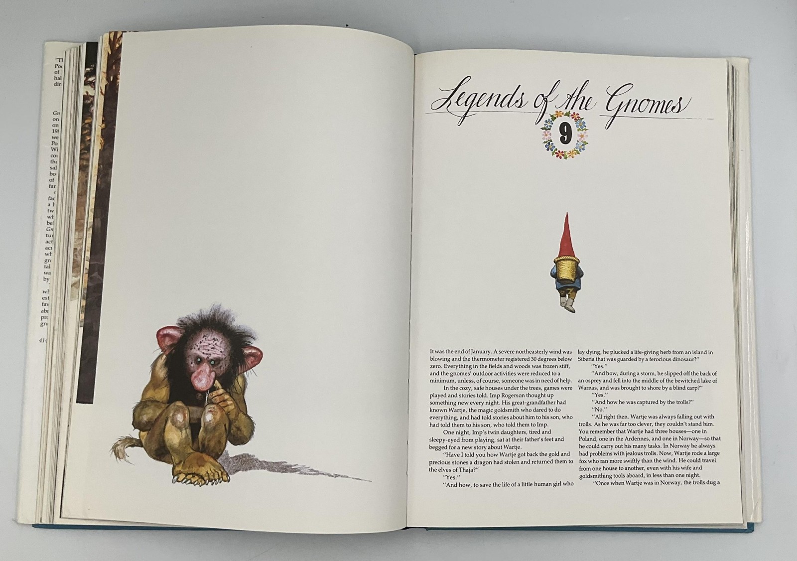 Vintage The Complete Gnomes Wil Huygen Rien Poortvliet HC Blue Abrams USA Signed
