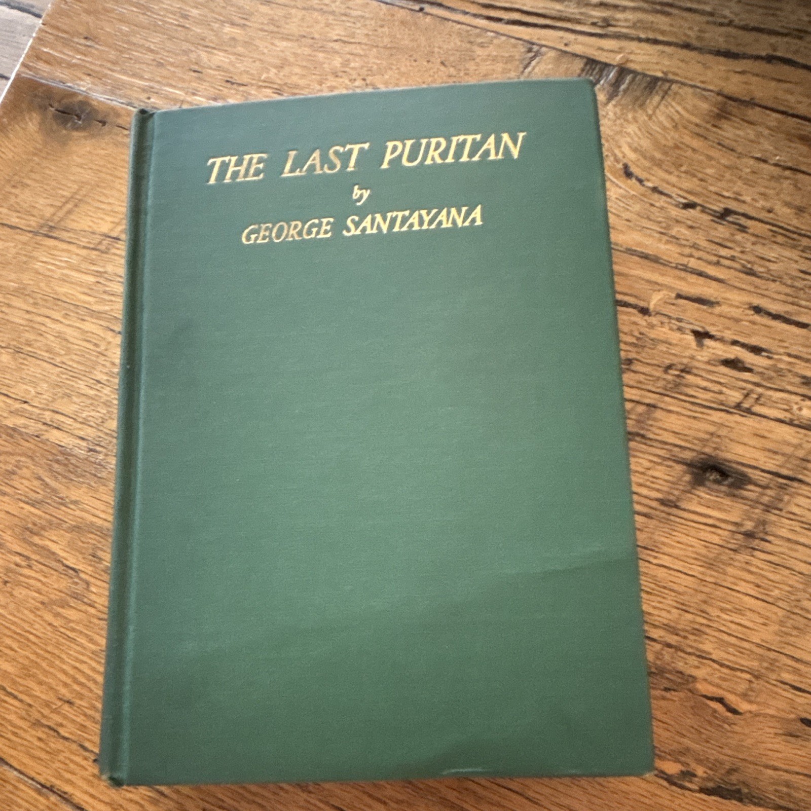 George Santayana The Last Puritan HC Charles Scribner&rsquo;s Sons 1936 Puritans