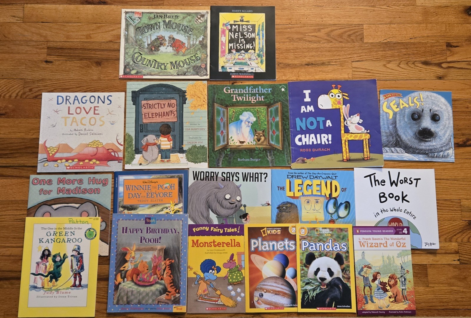 Random Lot of 18 Children&rsquo;s Reading Books Scholastic National Geographic Etc