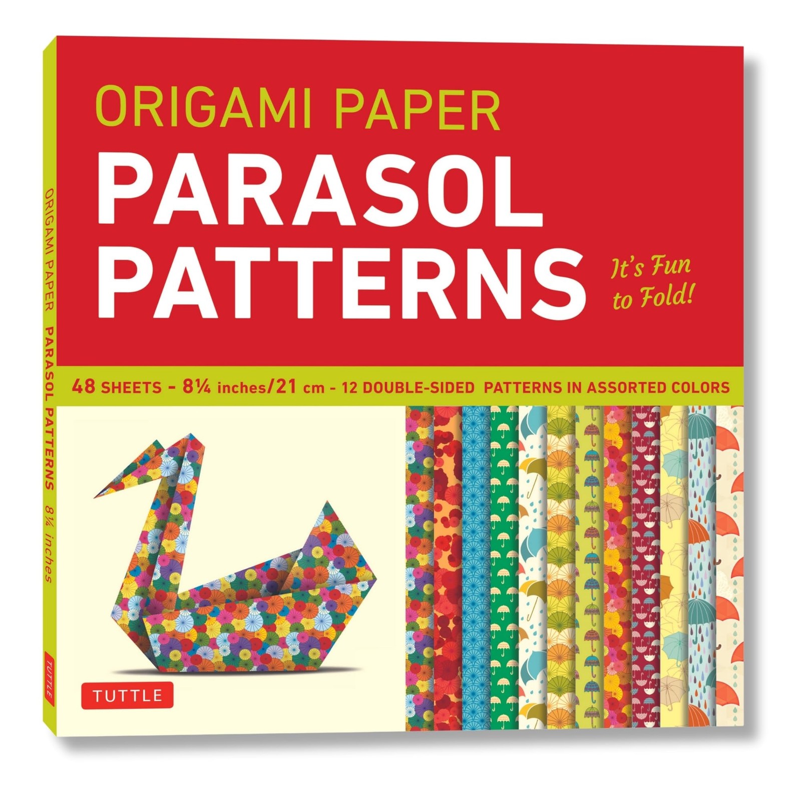 Origami Paper 8 1/4&Prime; (21 cm) Parasol Patterns 48 Sheets: Tuttle Origami Pape…