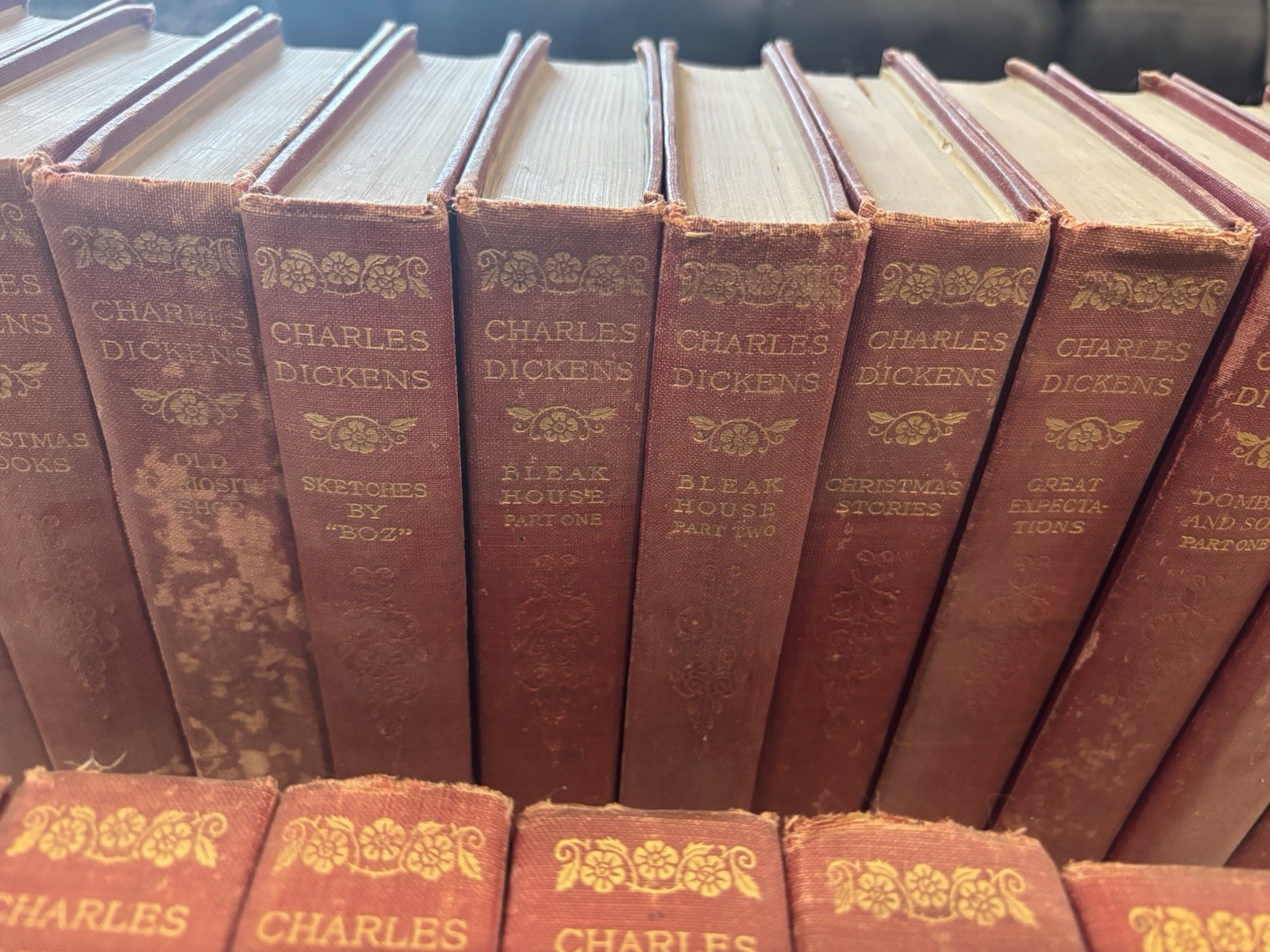 WORKS OF CHARLES DICKENS ~23 Volume Set ~ P. F. Collier c.1911 ~ Anniversary Ed.