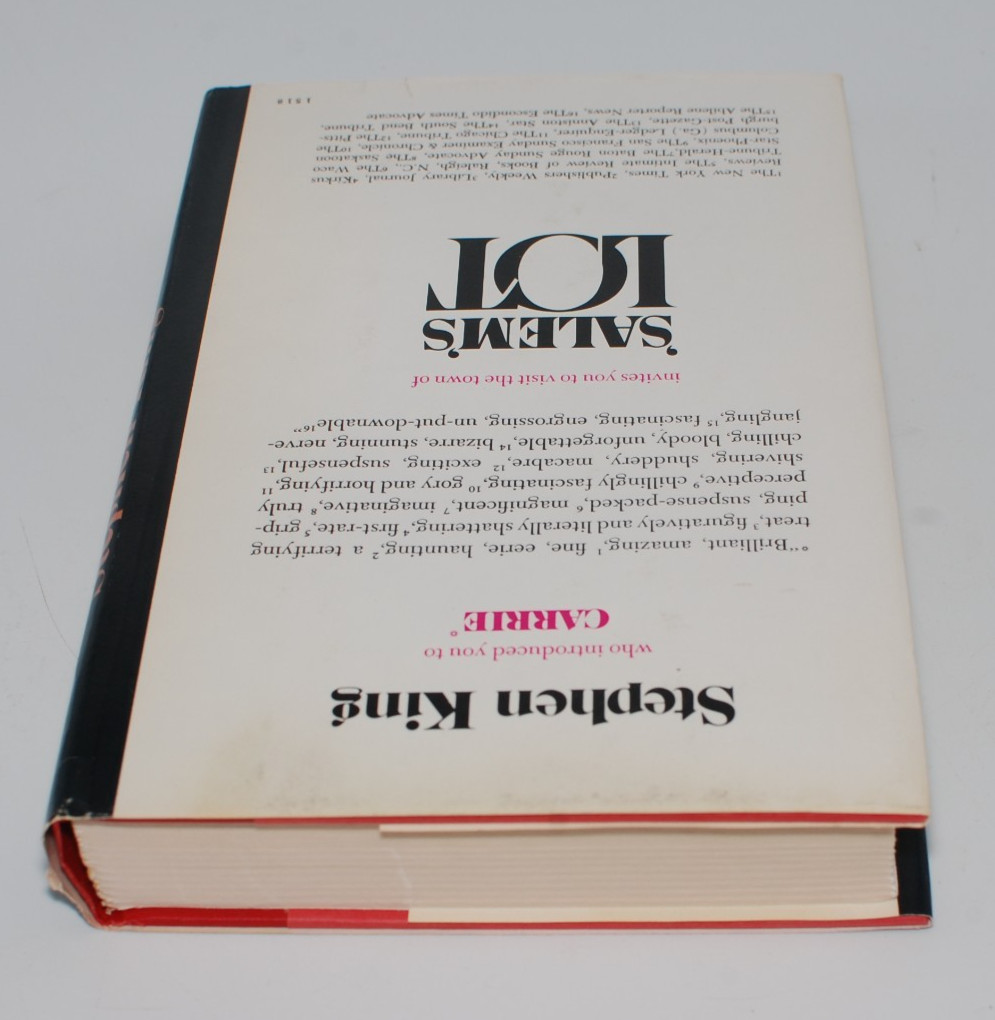 SALEM&rsquo;S LOT by Stephen King (1975, Hardcover) Book Club Edition BCE