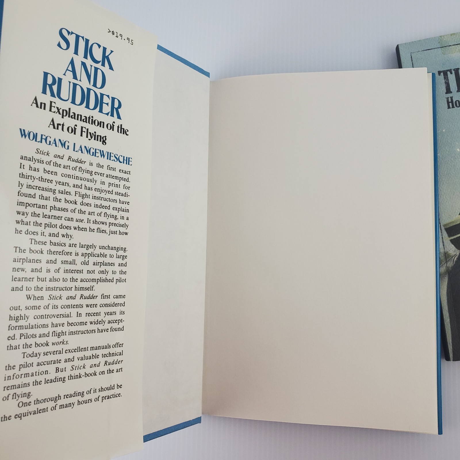 Stick and Rudder by Wolfgang Langewiesche, Then & Now How Airplanes Got This Way
