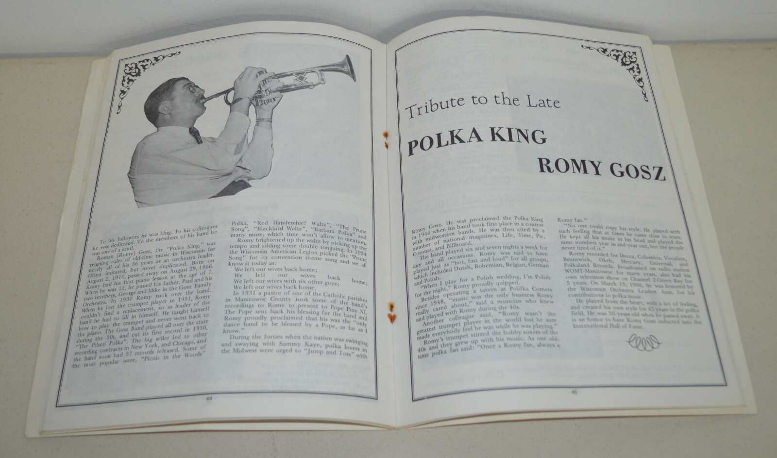 Old Time Dance Party Book Polka Advertising