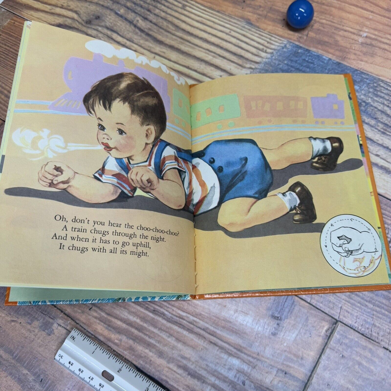 Vintage Ten Little Fingers a Book of Finger Plays Children&rsquo;s HC 1977