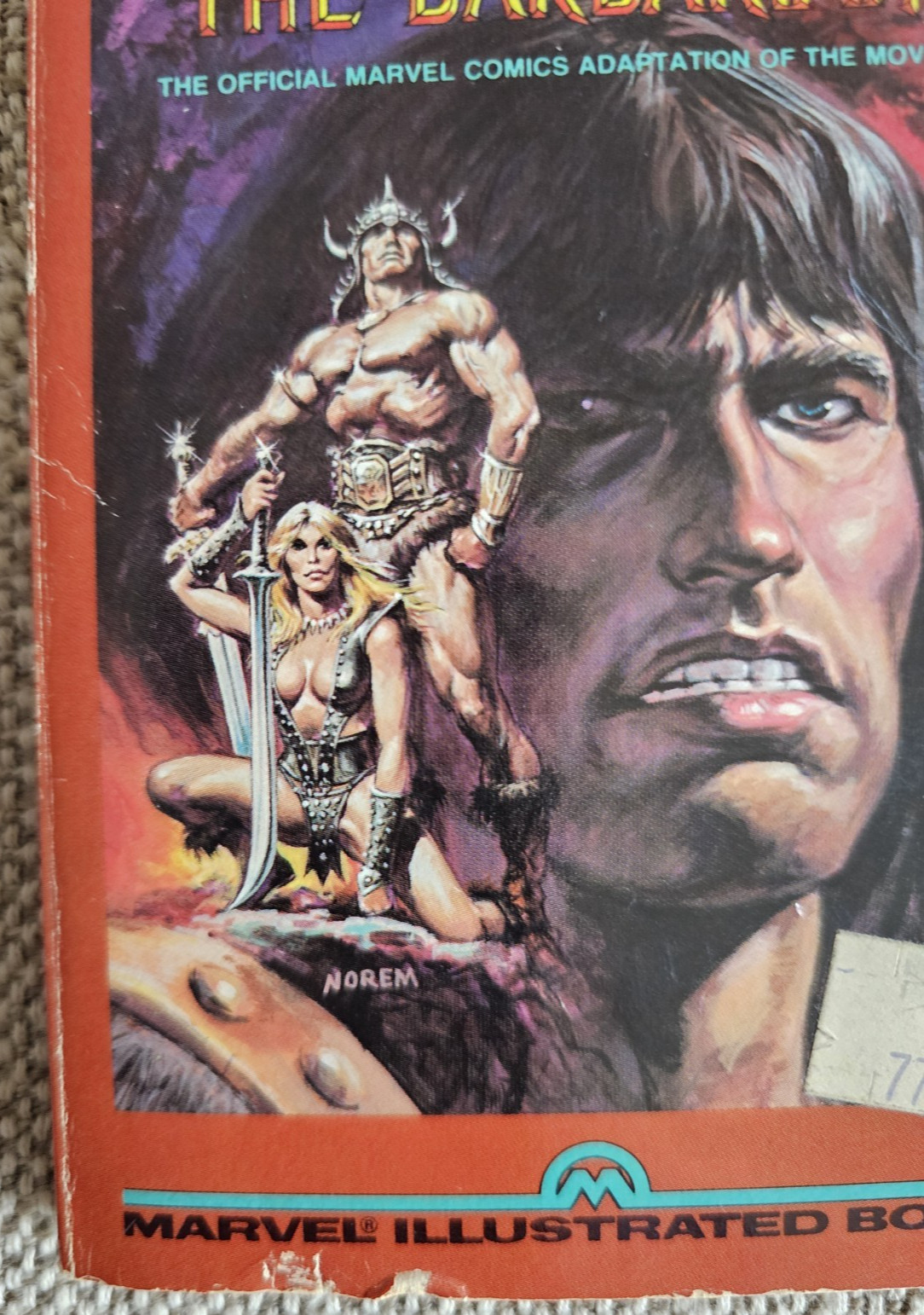 Conan The Barbarian The Official Marvel Comics Illustrated Books 1st Ed 1982