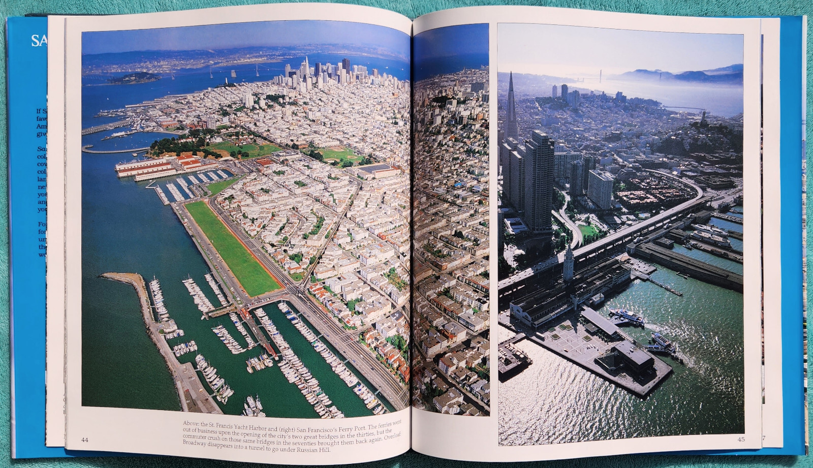 San Francisco From The Air By Neil Sutherland 1991 Hardcover 78 Pages
