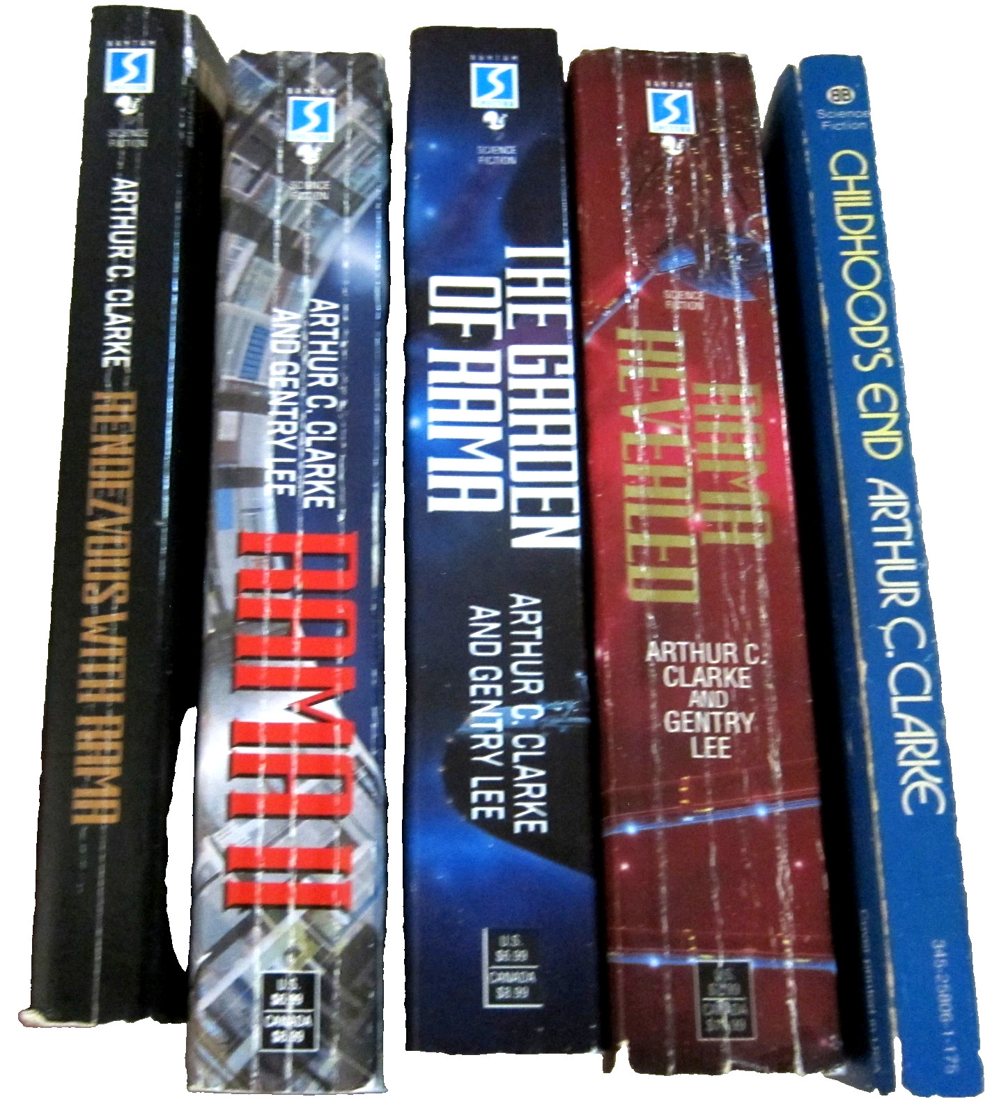 Arthur C. Clarke book lot- the entire Rama series and Childhood&rsquo;s End novel…