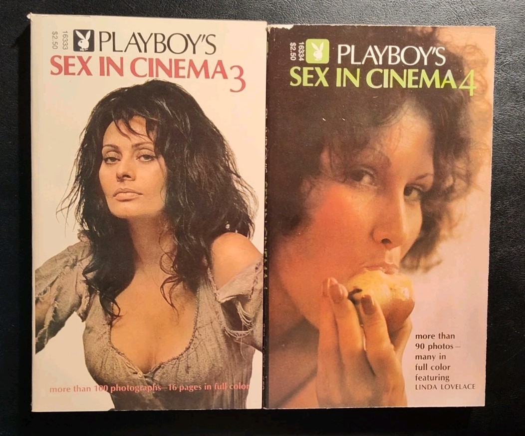 Vintage Box Set: Playboy&rsquo;s « Sex In Cinema » Paperbacks Vol 1-4 (1971-1974) .