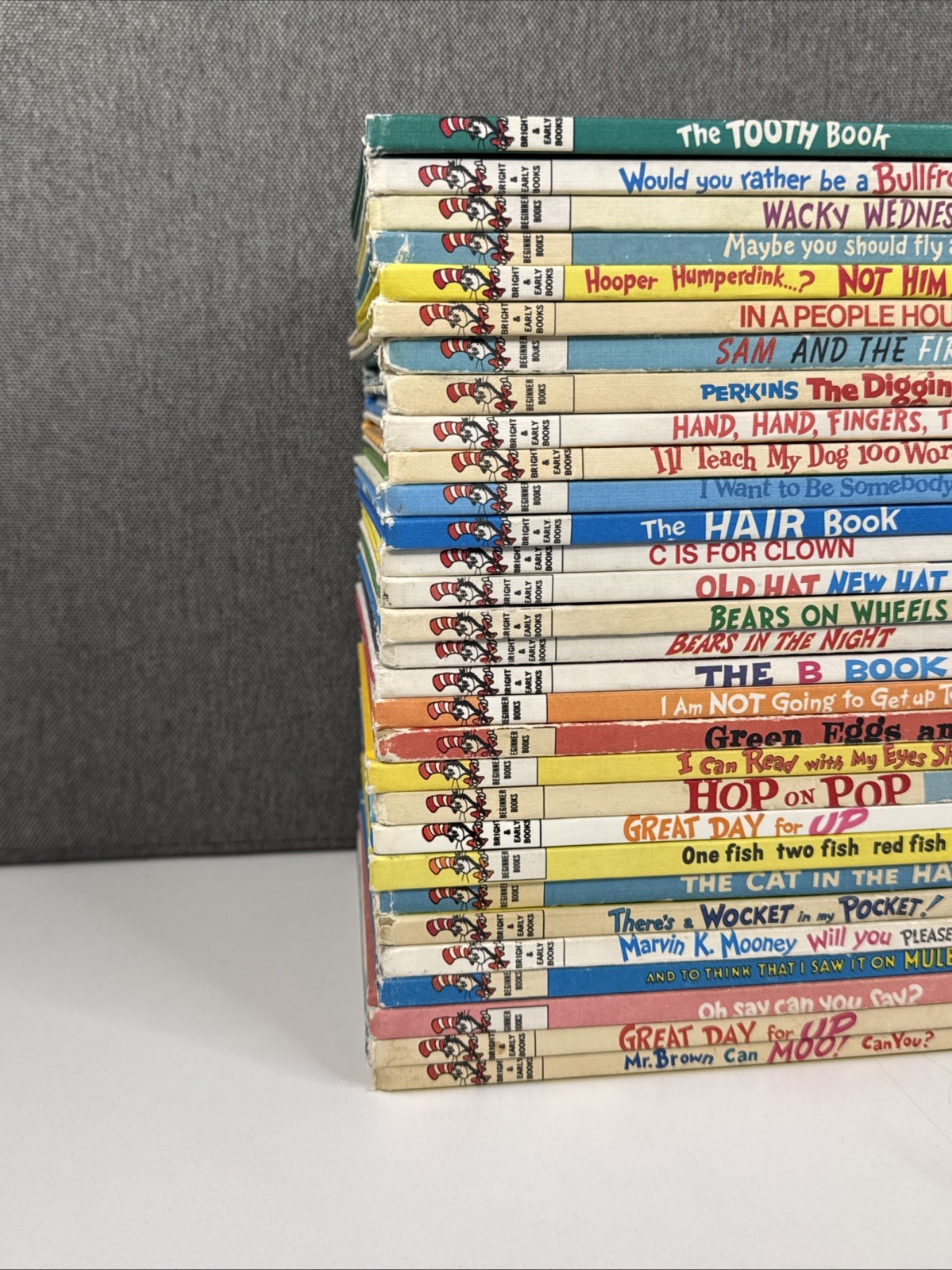 Vintage Lot Of 30. Dr. Seuss & Others Beginner Bright and Early Books