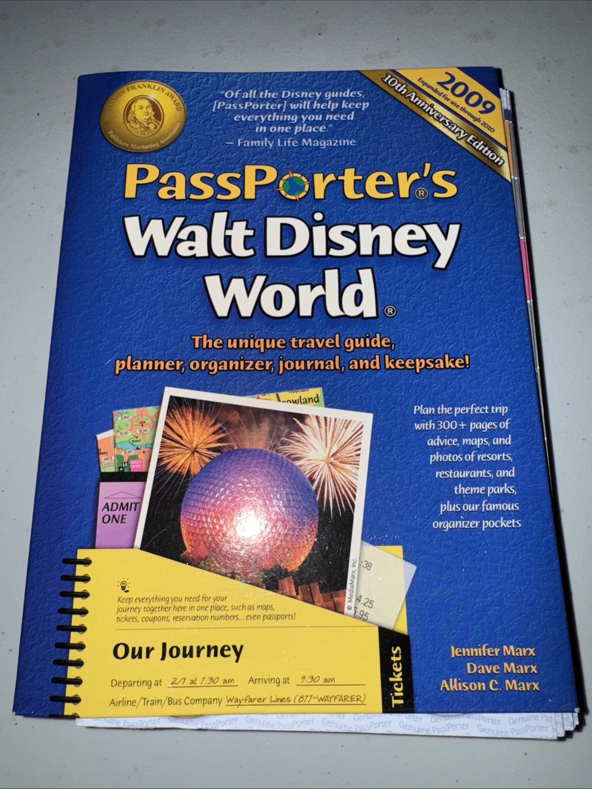 PassPorter&rsquo;s Walt Disney World 2009: The Unique Travel Guide, Planner, Organize