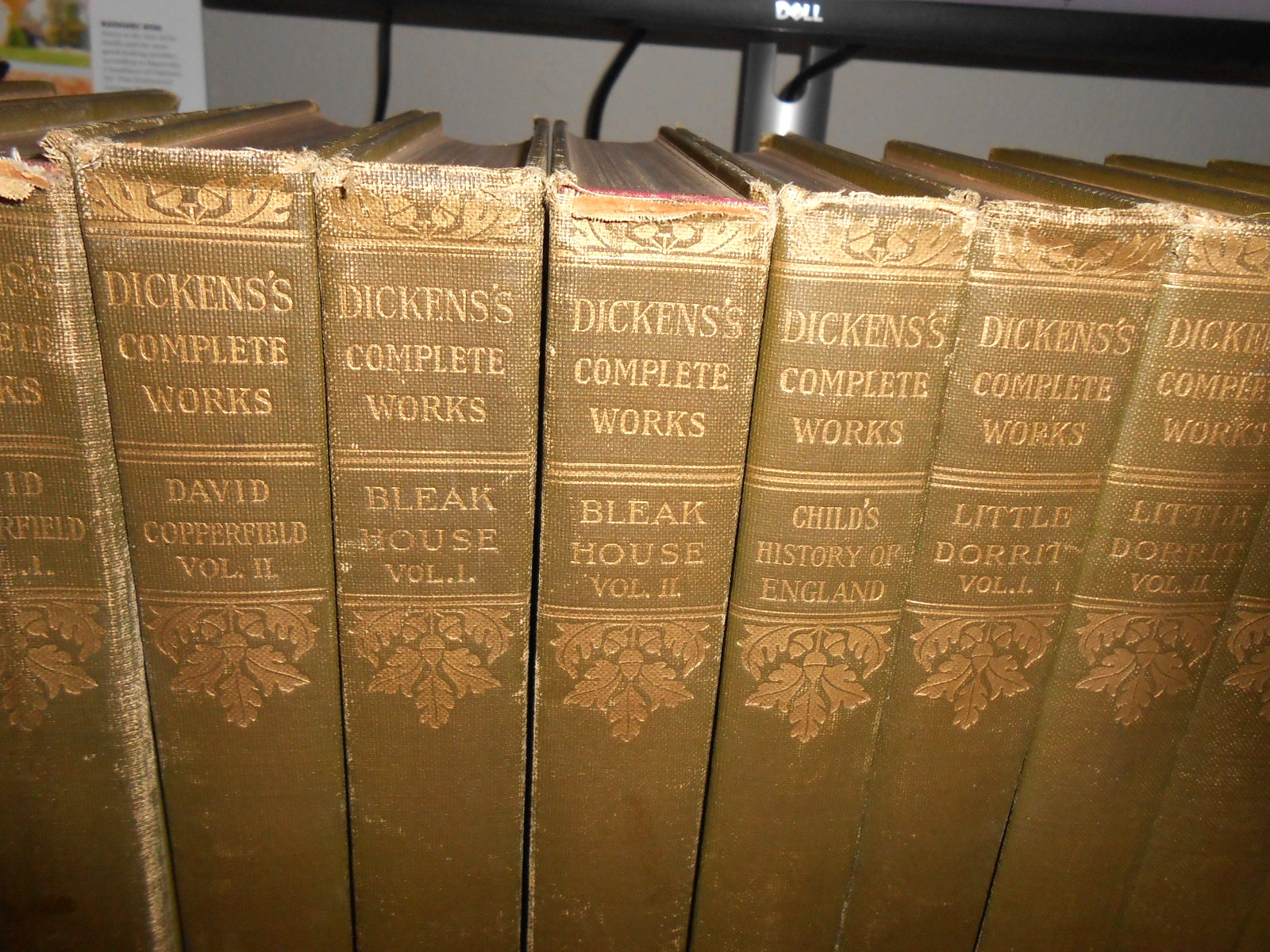 17 COMPLETE WORKS OF CHARLES DICKENS 9 Novels Harper & Bro Illustrated – HC GC