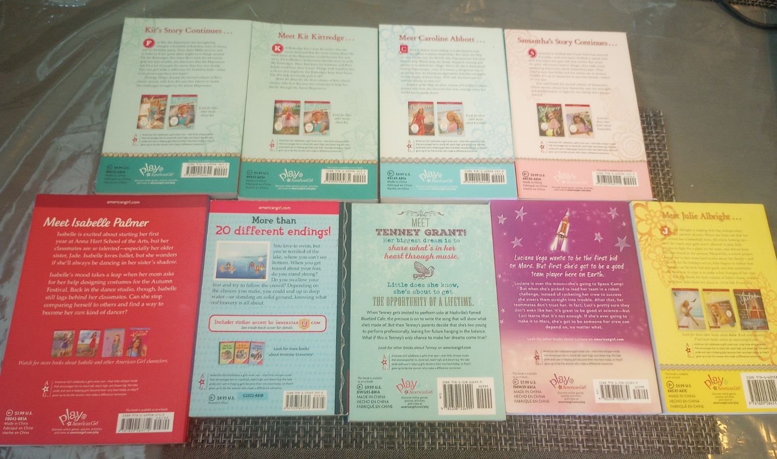 AMERICAN GIRL Books Various Titles and Authors LOT OF 18 SEE TITLES IN PICTURES