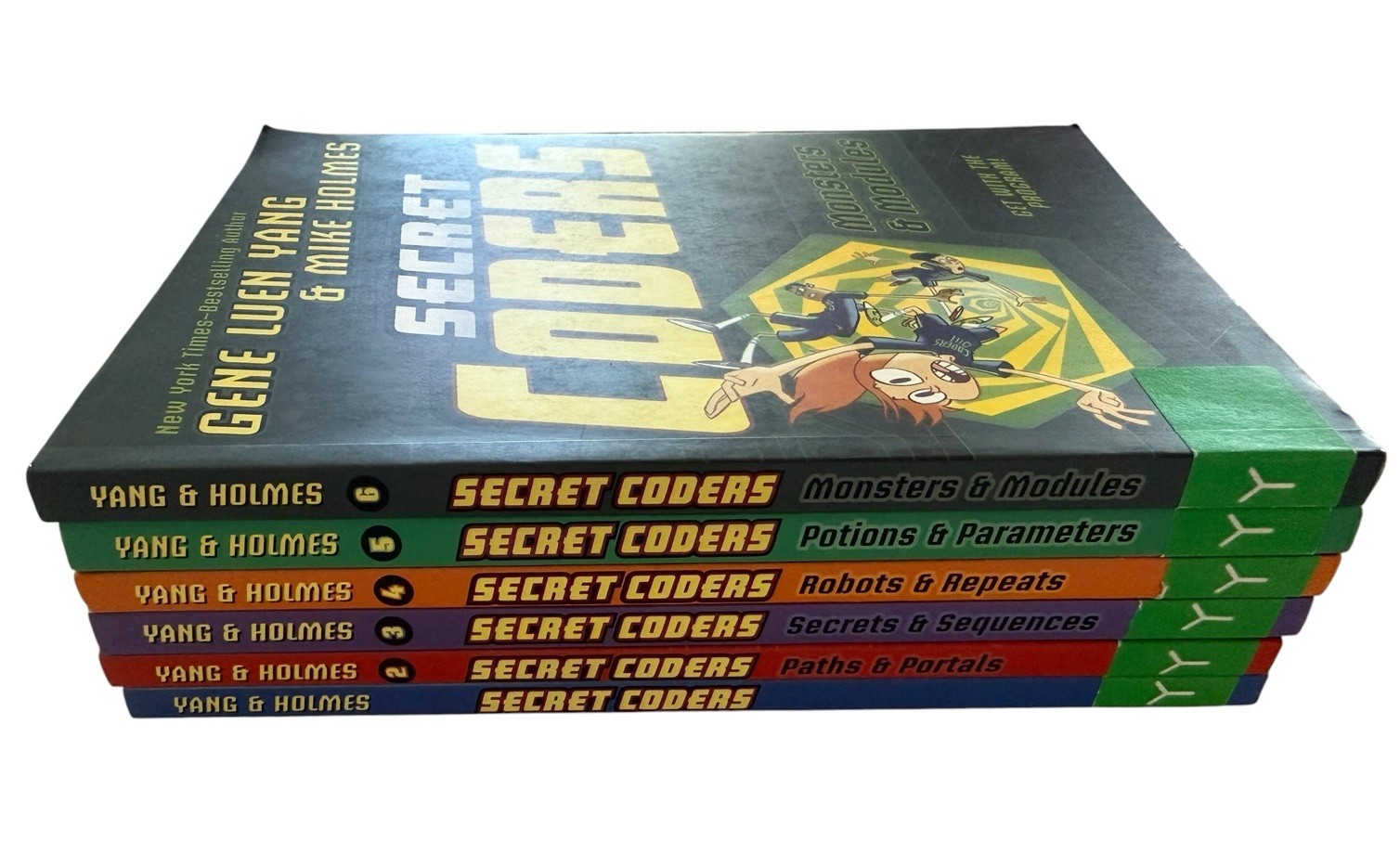 Secret Coders The Complete Boxed Set Of 6 Grade 1-6 Graphic Novel Books PB