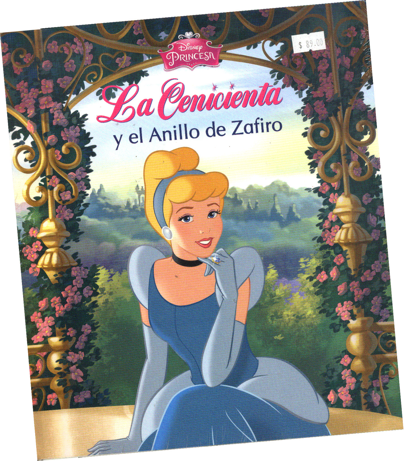 LIBRO DISNEY PRINCESA « LA CENICIENTA Y EL ANILLO DE ZAFIRO », EN ESPAÑOL