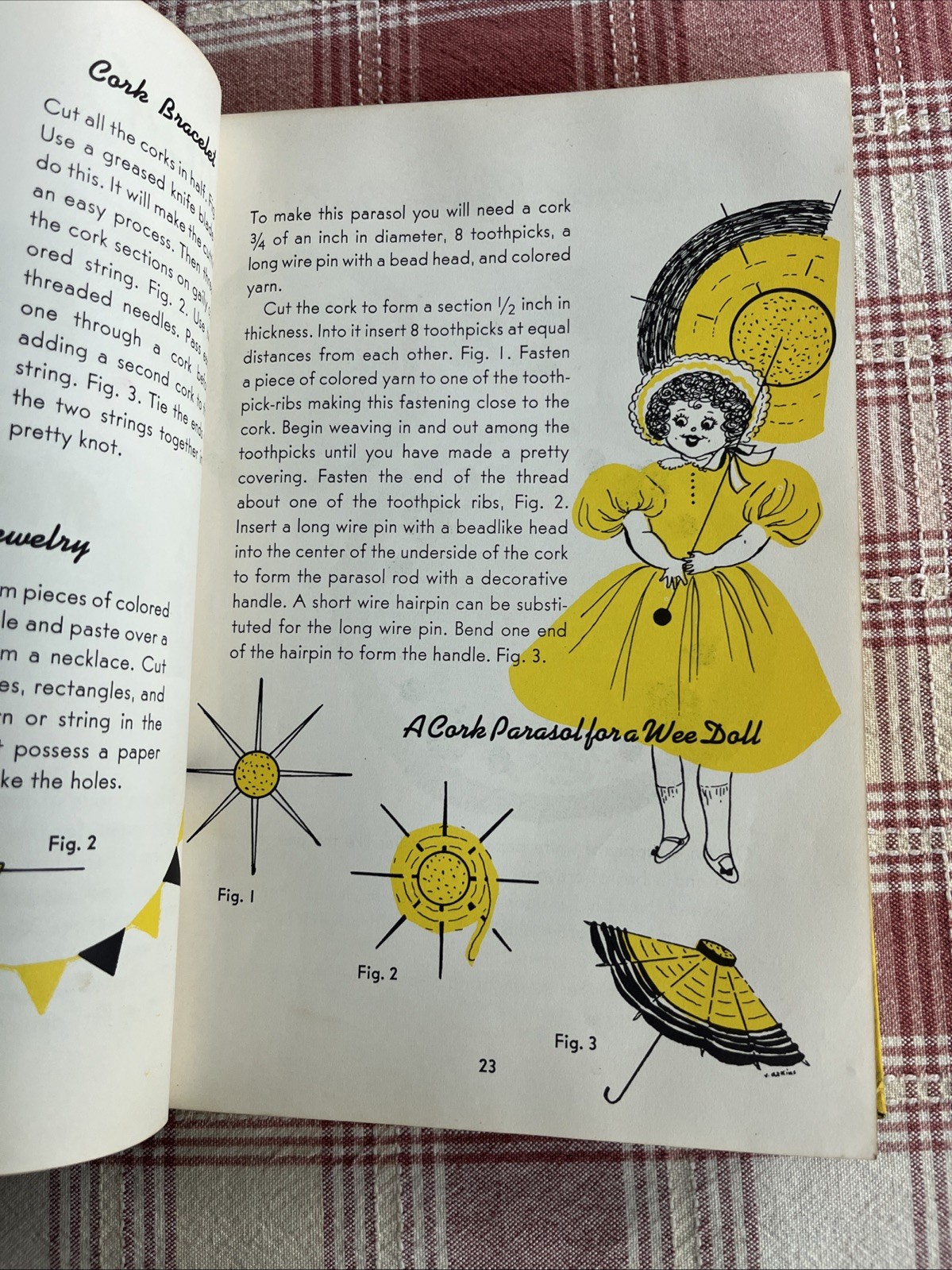 Vintage 1960 Things to Make and Do Child Horizons Hardcover Book