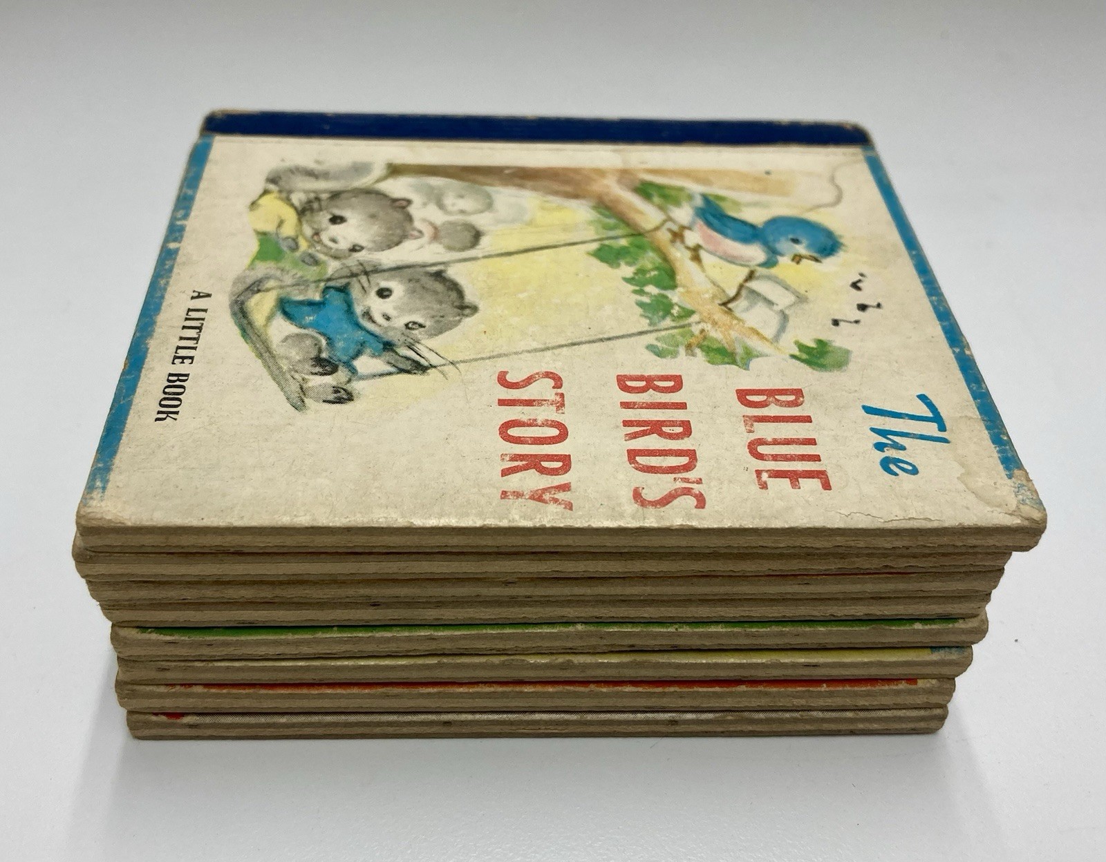 Vintage 1940s Miniature 4&Prime; Children&rsquo;s Book Lot A Little Book & Lollipop Book (8)