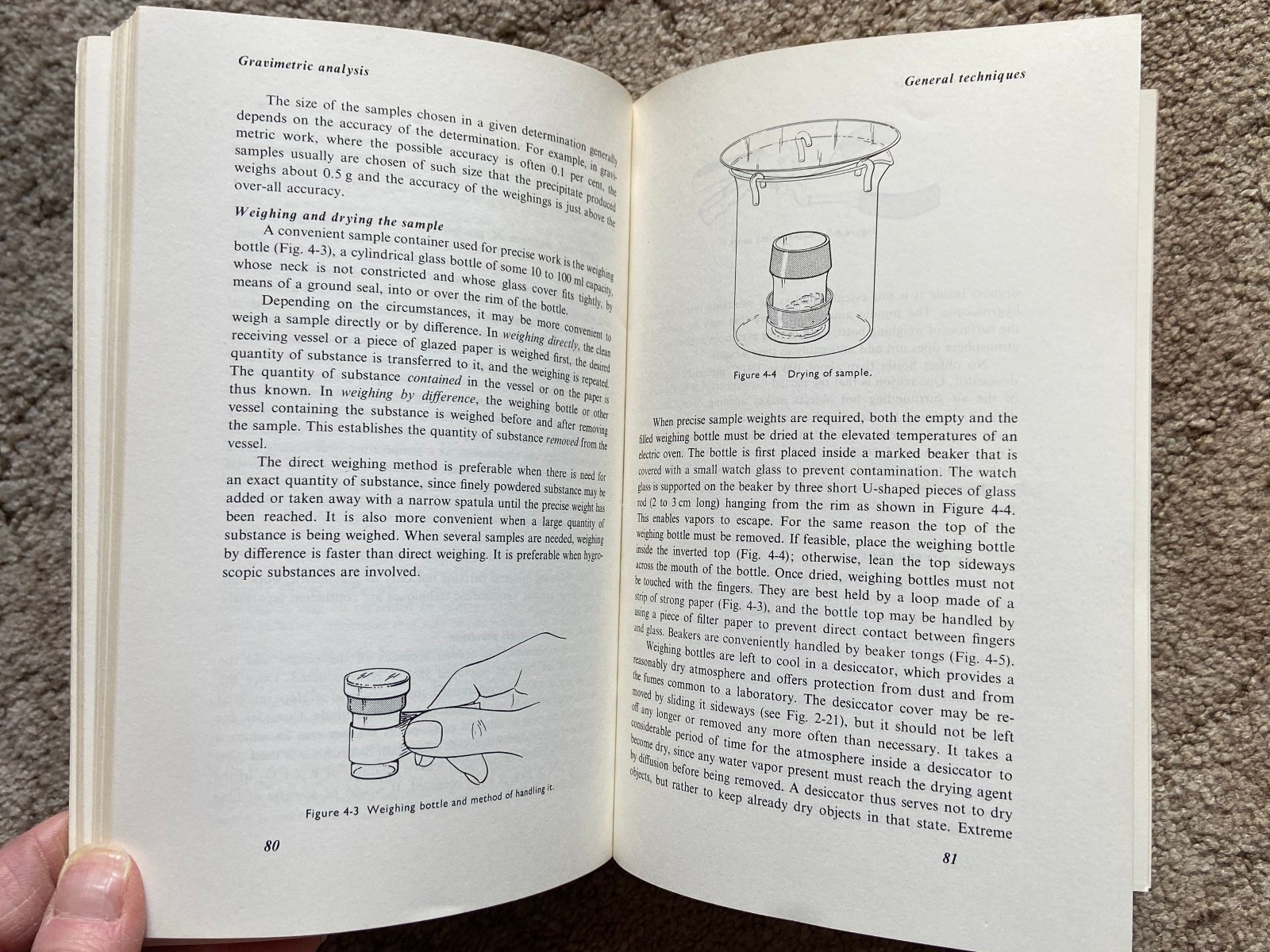 QUANTITATIVE CHEMISTRY: A Laboratory Text, Jurg Waser 1964 PB, 435 pages