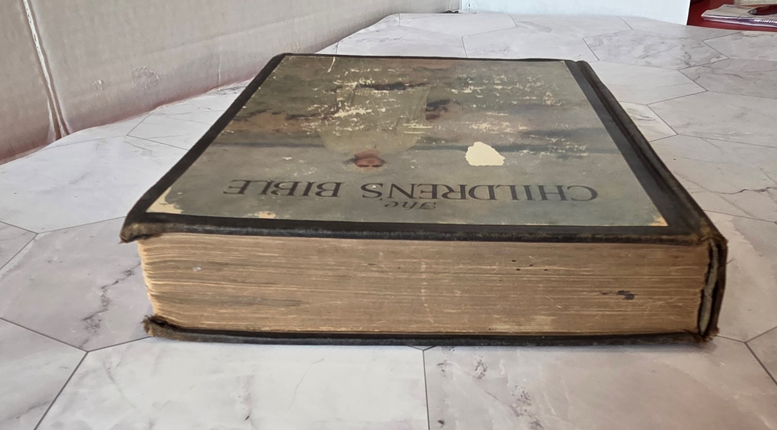 1922 THE CHILDREN&rsquo;S BIBLE, Color and Duotone Illustrations,Old New Testaments VG