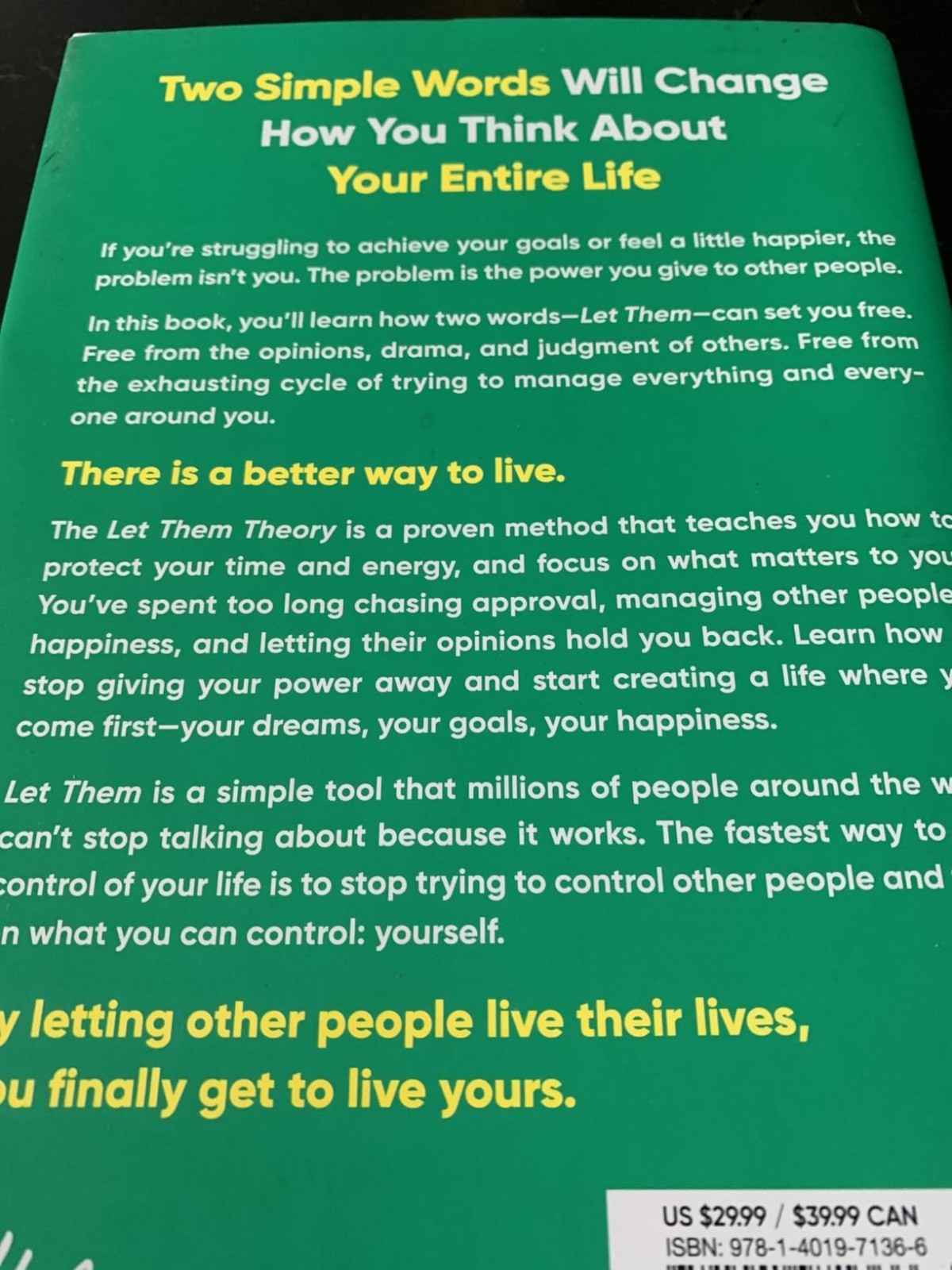 The Let Them Theory:A Life-Changing Tool That Millions of People Can&rsquo;t Hardcover