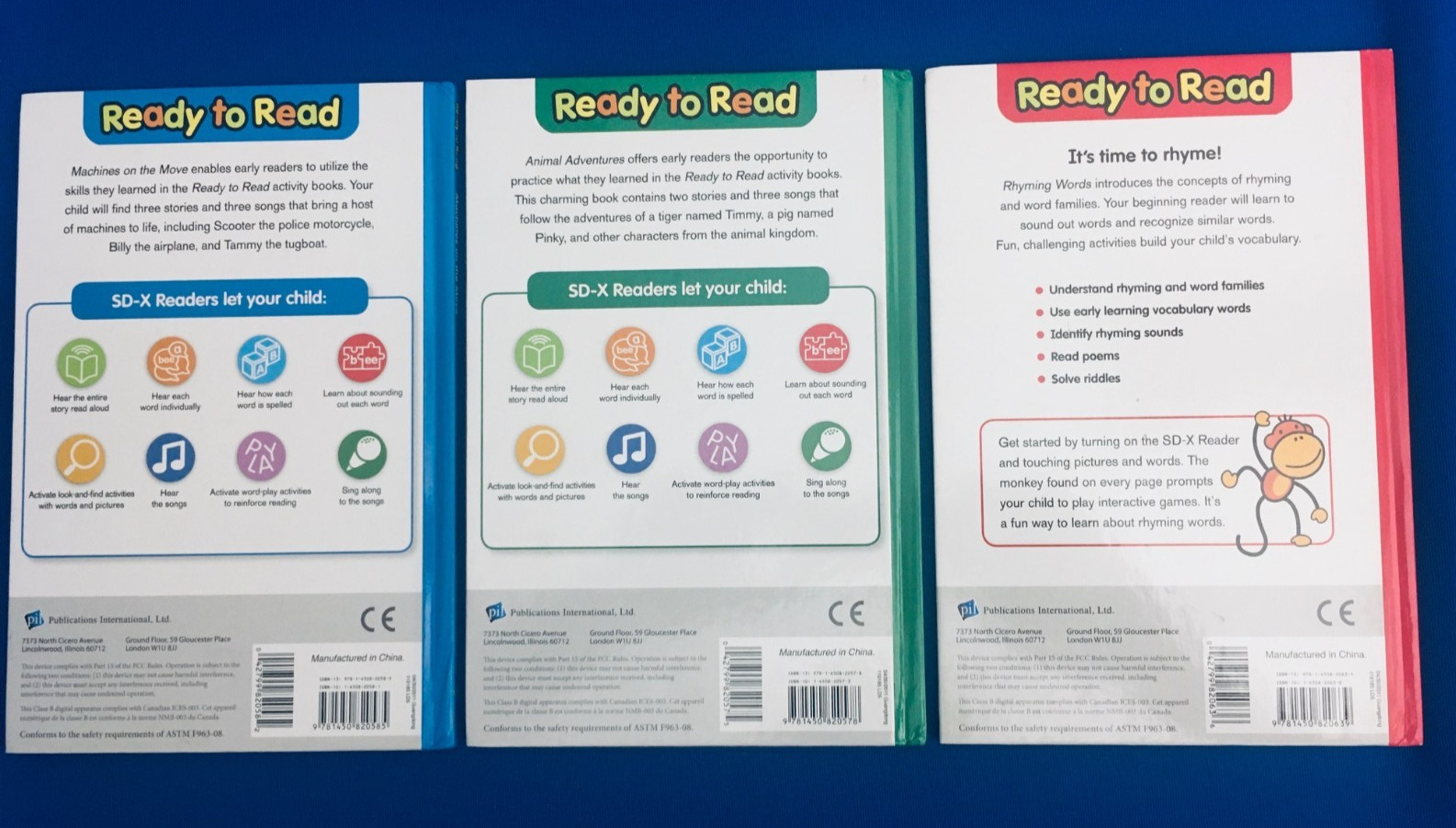 Ready-to-Read 3+ Years 1 Animal Adventure 2 Rhyming Words 3 Machine on the Moon