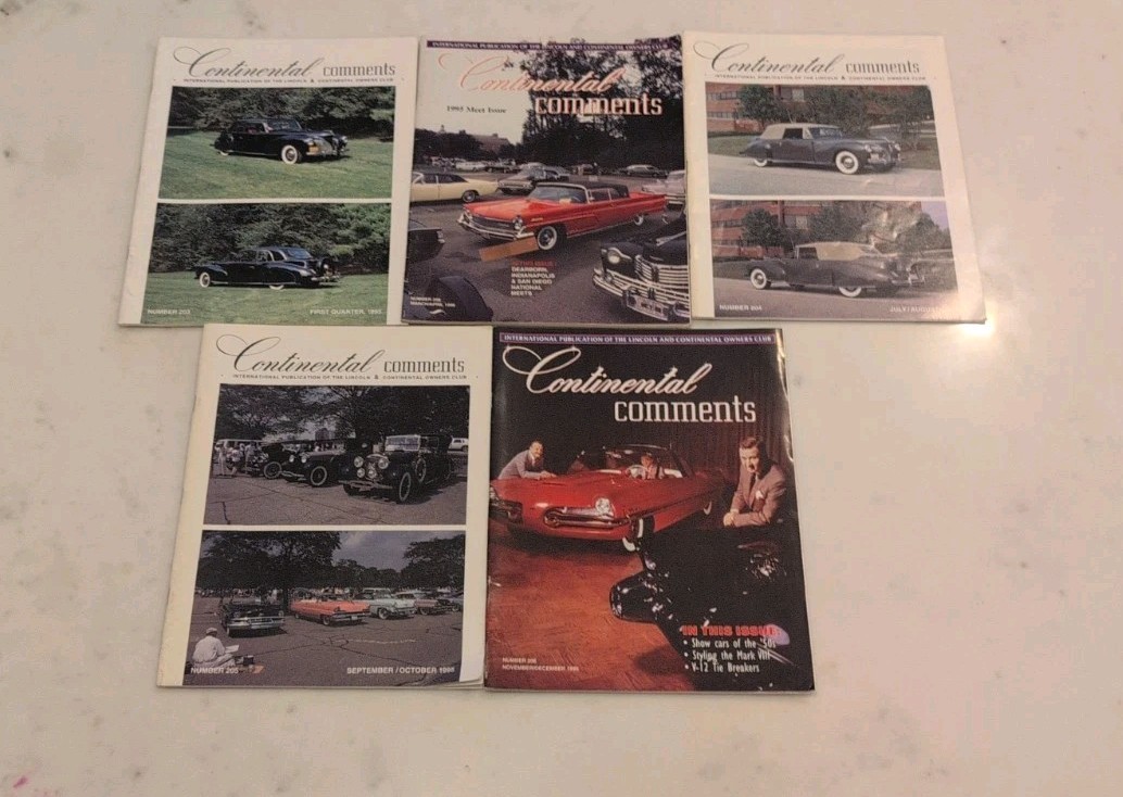 1990&rsquo;s CONTINENTAL COMMENTS LINCOLN MAGAZINE HUGE LOT (51)