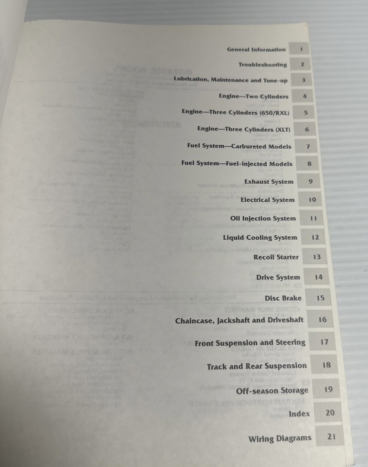 Clymer Polaris Snowmobile Shop Repair Manual 1990-1995 S833