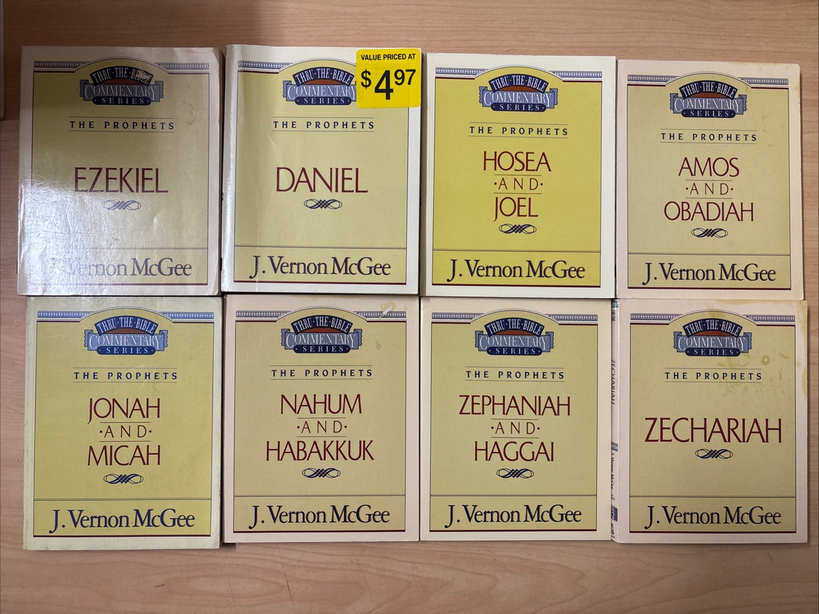 Lot 60 Thru the Bible Commentary Series Complete 60 Book Set J. Vernon McGee PB