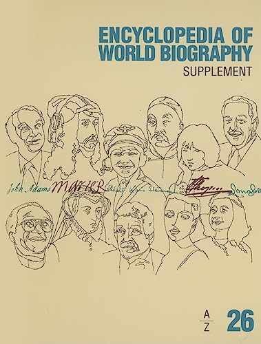 Encyclopedia of World Biography: 2006 Supplement – Hardcover – Very Good
