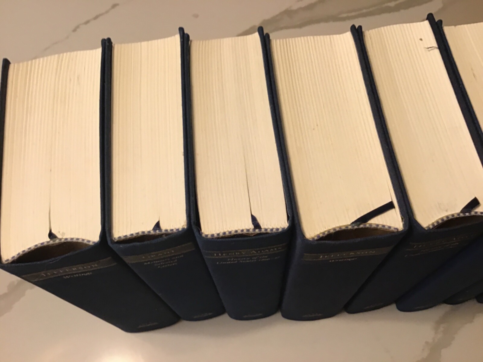 The Library of America lot of 12, HC, good, Jefferson, Grant, Lincoln++