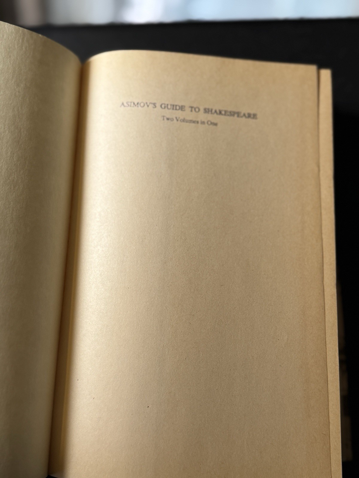 Asimov&rsquo;s Guide to Shakespeare | by Isaac Asimov | HC/DJ | Avenel | 1978 |