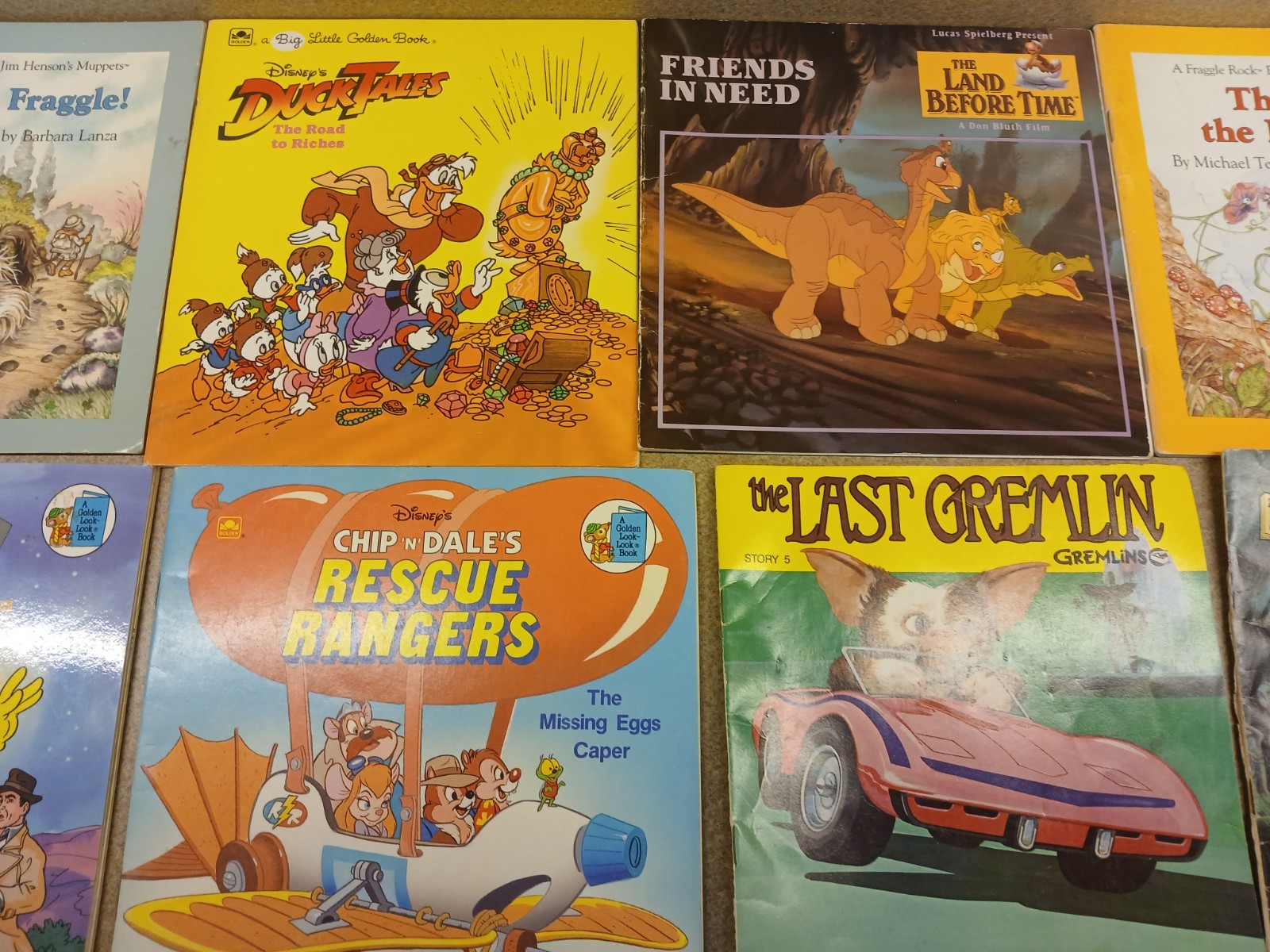 Huge Lot (46) Of Vintage 60s-90s Kids Books. Jurassic Park, Stars Wars Etc.