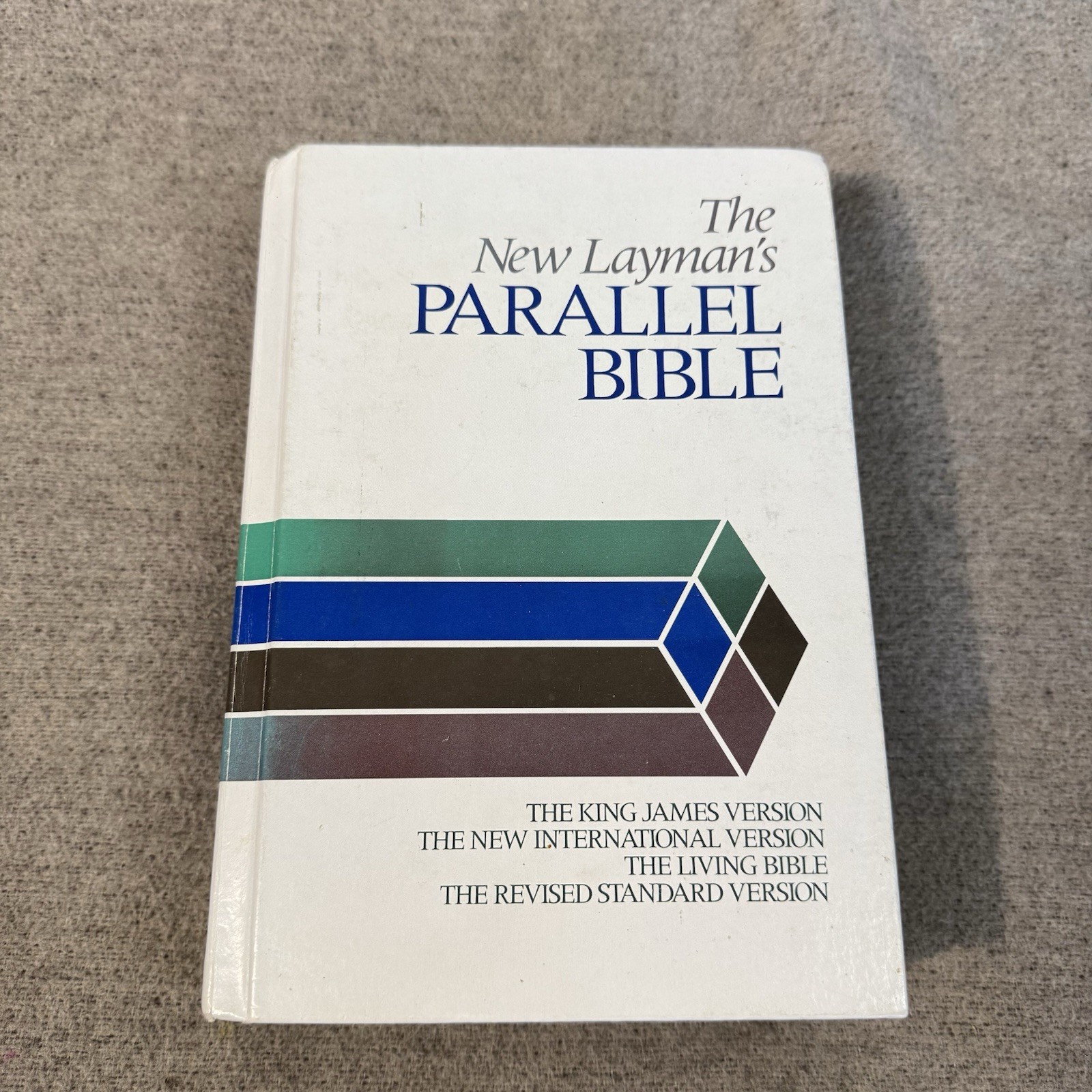 The New Layman&rsquo;s Parallel Bible Zondervan Hardcover Vintage KJV NIV TLB RSV