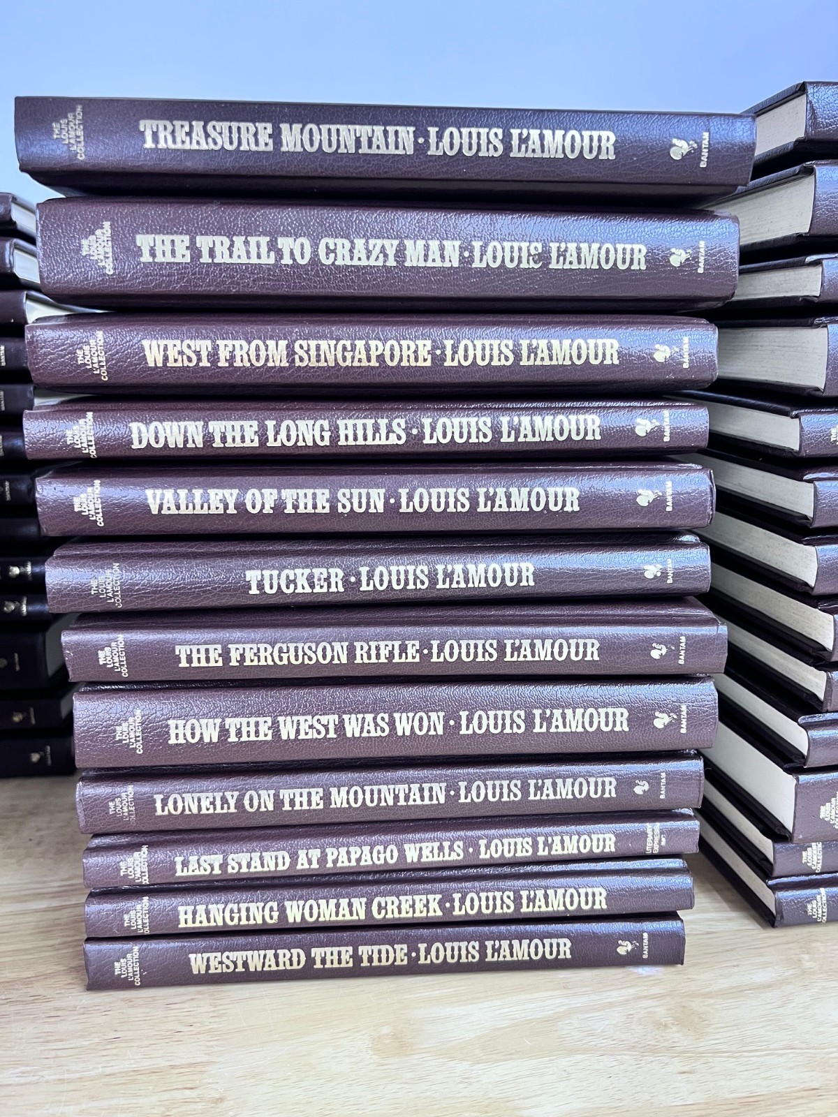 Louis L&rsquo;Amour Leatherette Hardcover Books (Sold Individually) Read description!!
