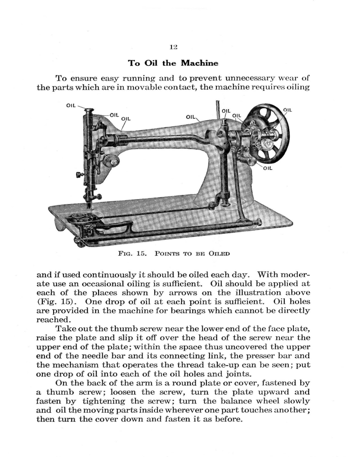 Singer Sewing Machine No. 66-1 Instruction Manual « 1913 » (27 Page)