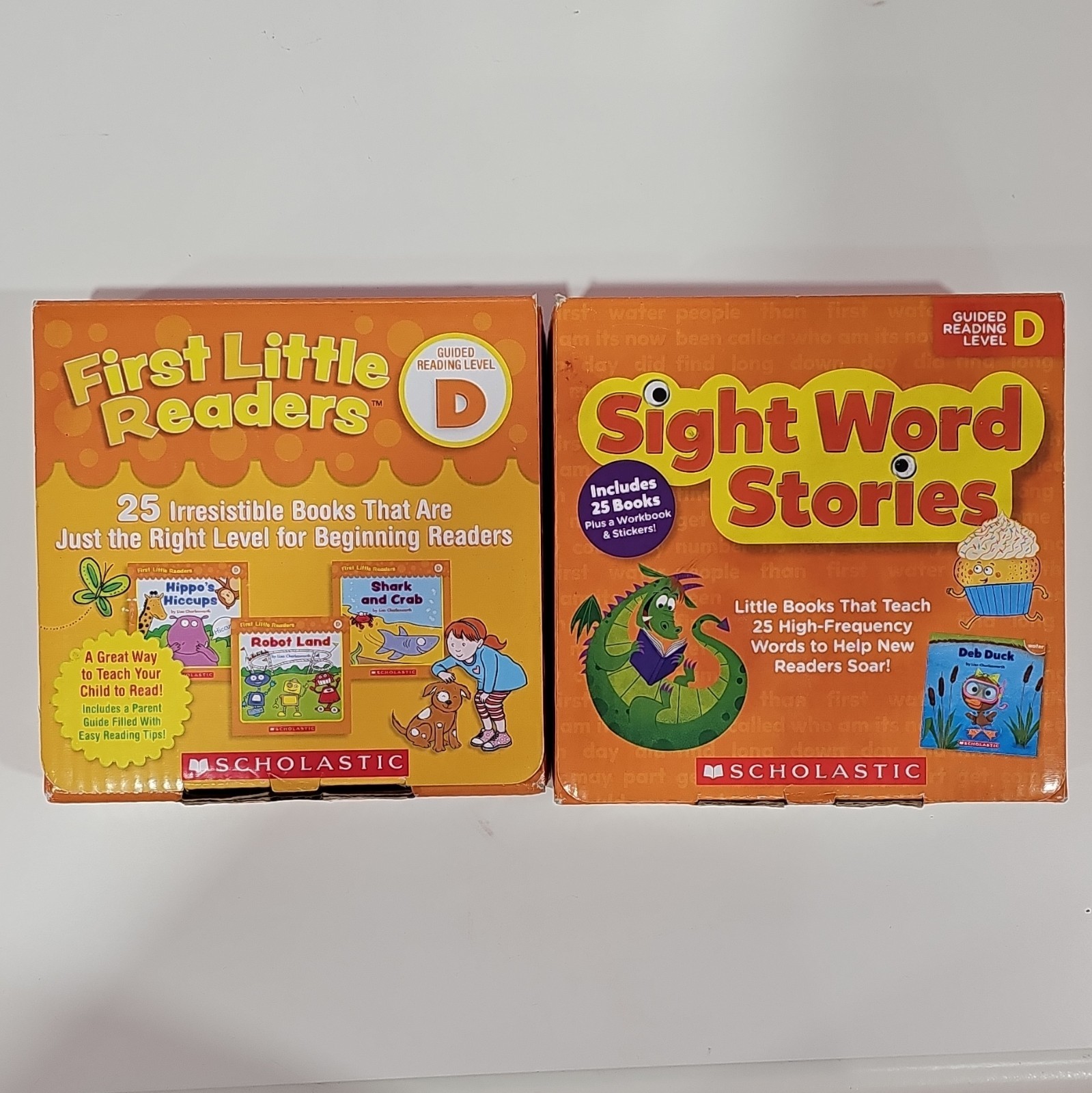 Scholastic Guided Reading Levels Box Sets Lot 7 First Little Readers Ages 4-8