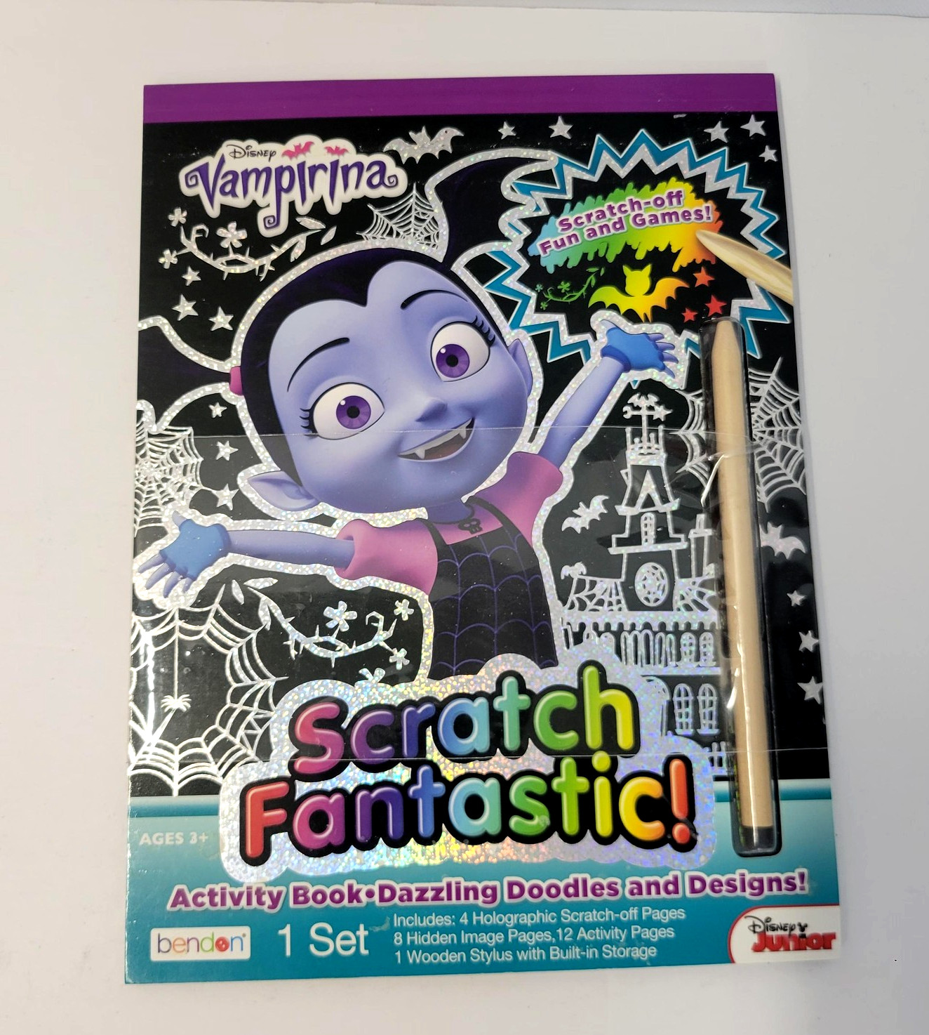 Scratch Fantastic Shimmer & Shine Vampirina 2 PB Lot Bendon Kids Books Activity
