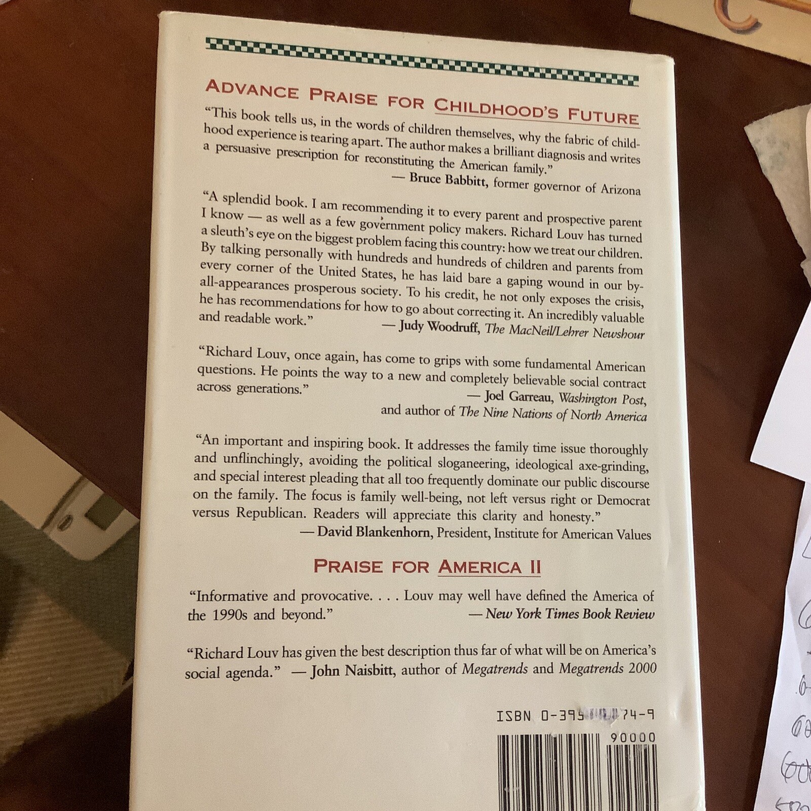CHILDHOOD&rsquo;S FUTURE By Richard Louv – Hardcover