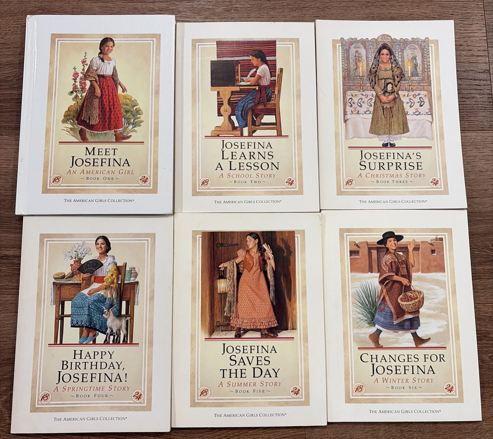 American Girl Josefina&rsquo;s Set of 6 Books 1-6 VTG 1997-98 Pleasant Company 1st Ed