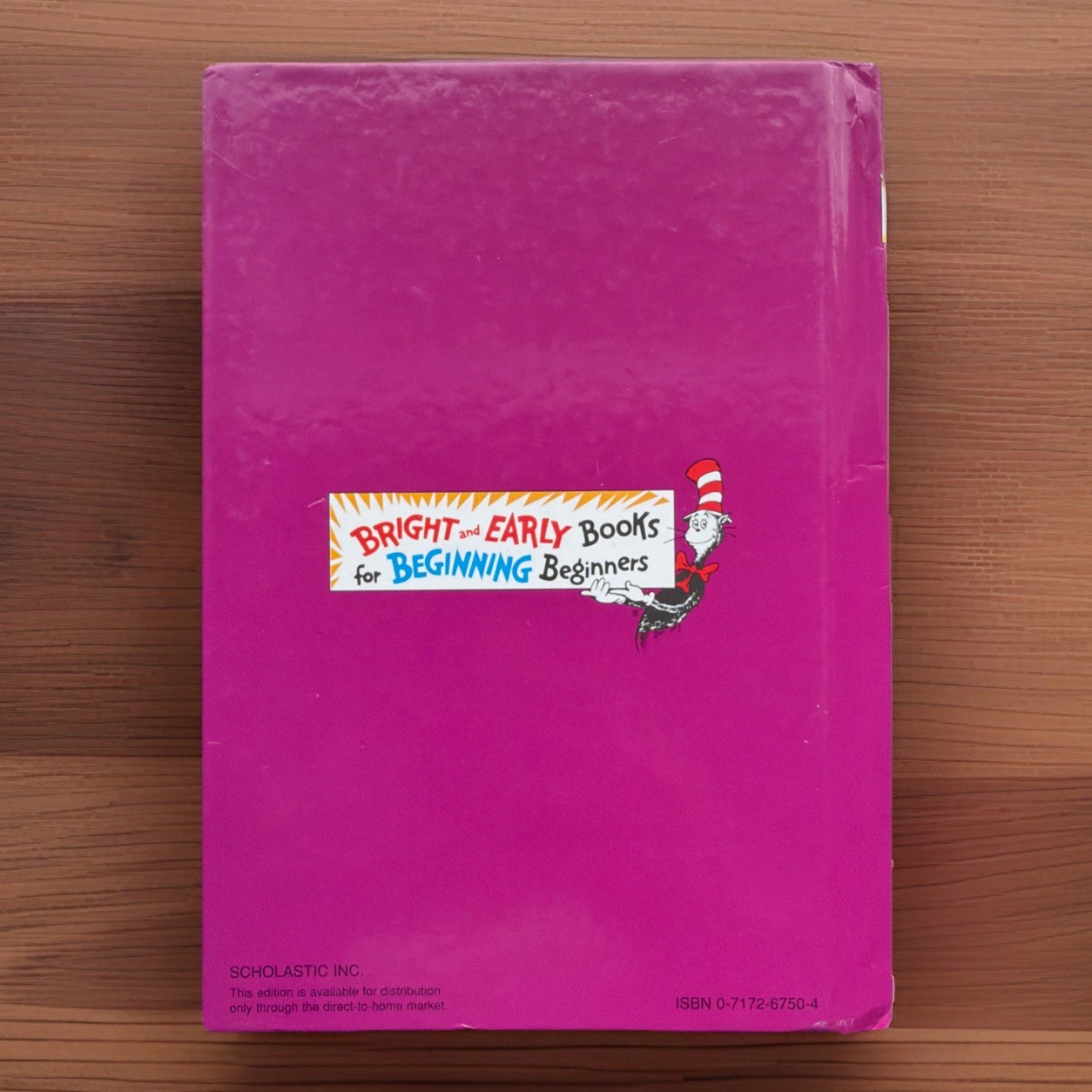 Dr Suess Theo LeSieg Book Lot: The Eye Book & The Tooth Book Bright & Early
