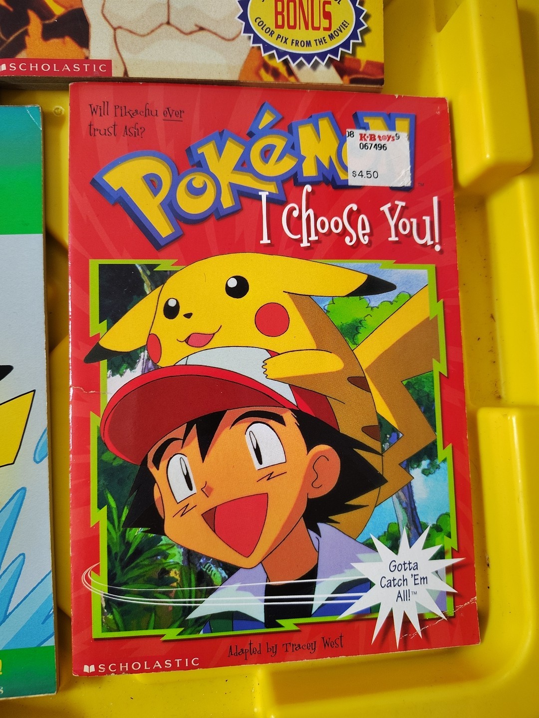 Pokemon Lot Of 6 Children&rsquo;s Chapter Books Vintage 2 VHS Pokemon VHS