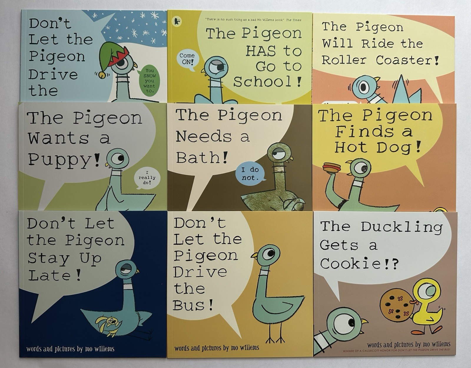 Mo Willems Don&rsquo;t Let Pigeon Children&rsquo;s Book Lot 9