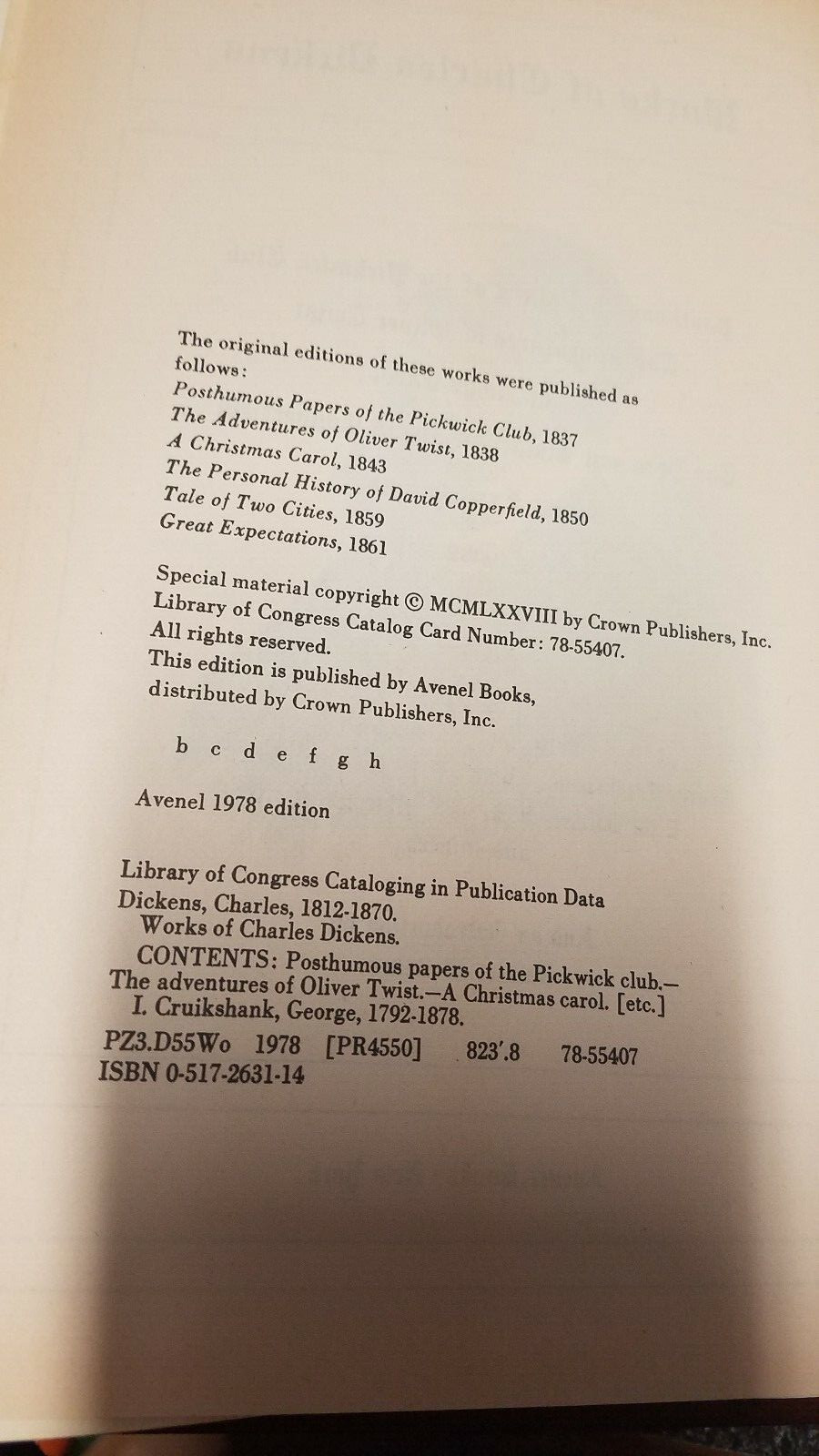 Works of Charles Dickens (HB, 1978)
