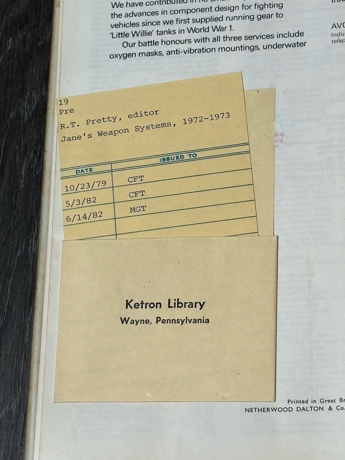 Jane&rsquo;s Weapon Systems 1972-73 Fourth Year of Issue