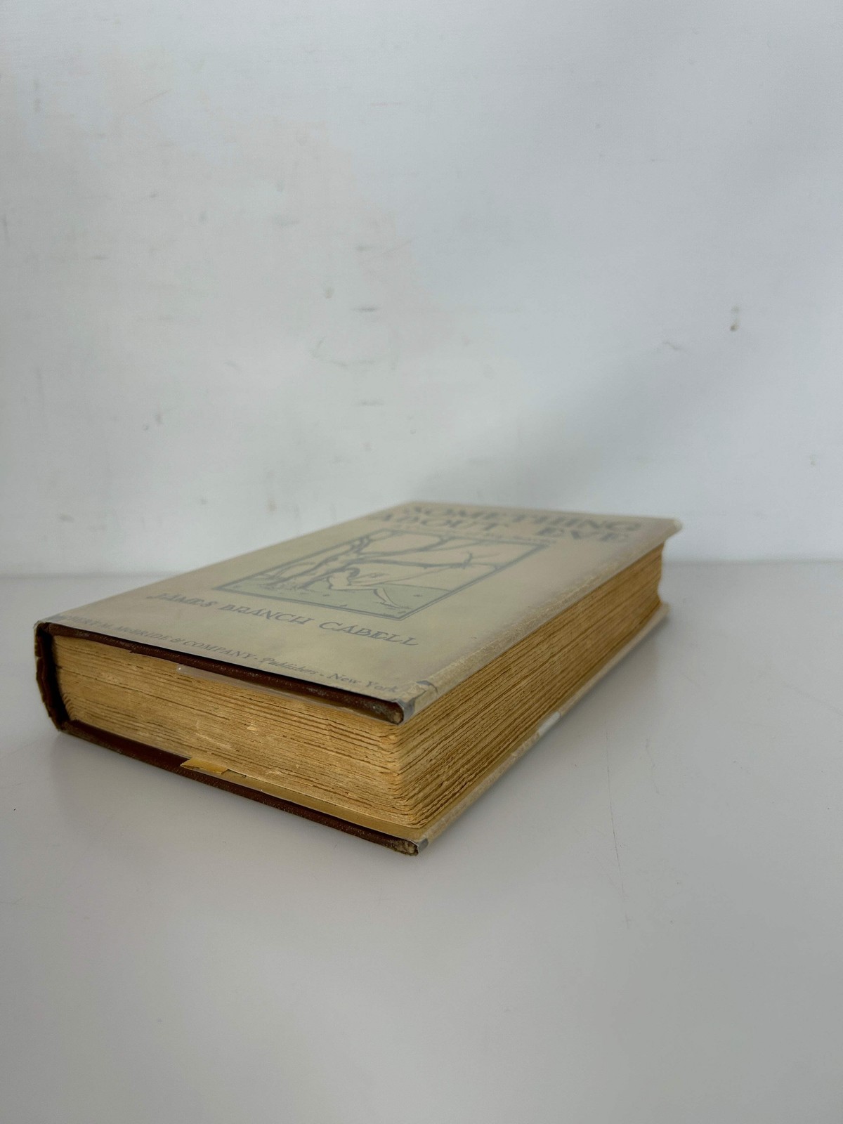 Something About Eve A Comedy of Fig Leaves by Cabell 1927 1st Ed 4th Print HCDJ