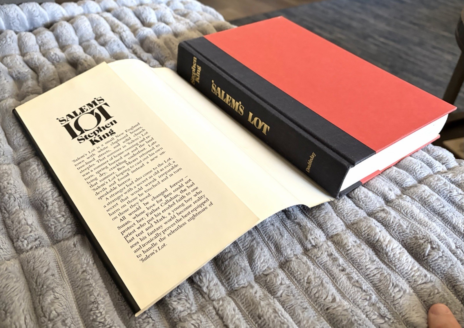 SALEM&rsquo;S LOT Stephen King Doubleday 1975 DJ/HC Full Size Book Club Edition Beauty