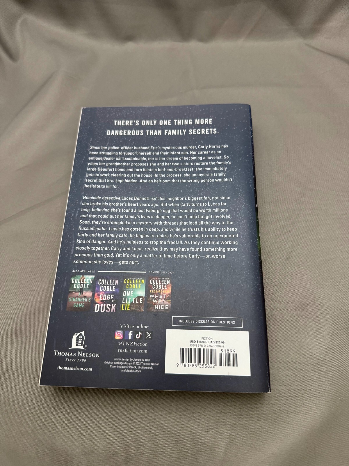 Colleen Coble Fragile Designs paperback 2024 inspirational suspense mystery