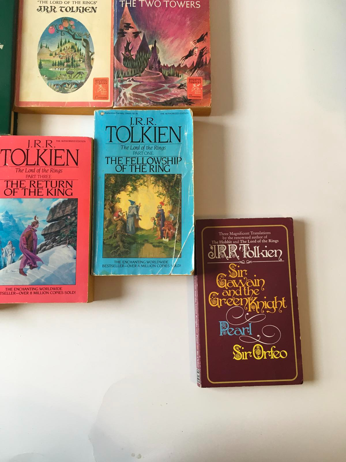 JRR Tolkien Book Lot of 9 Hardcover & Paperback Book